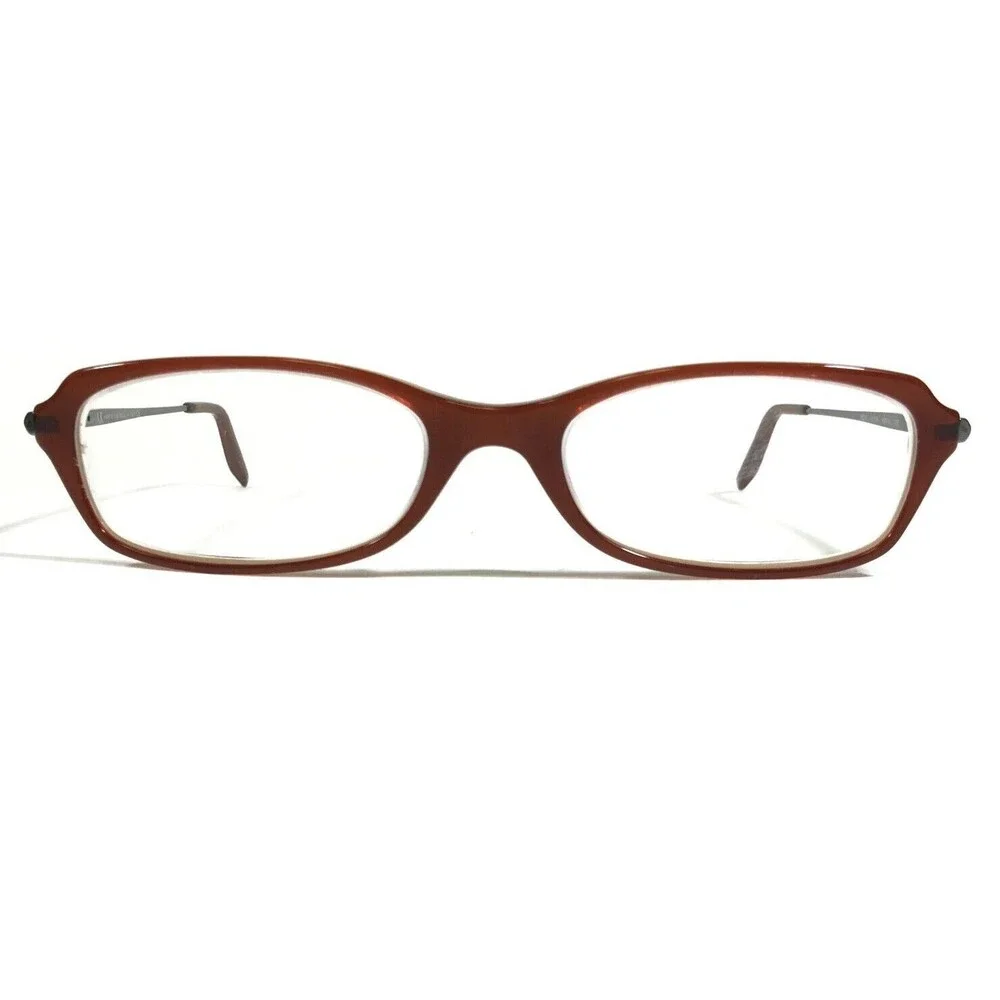 Anne Klein 8023 K5159 Eyeglasses Frames Brown Grey Rectangular 49-16-135